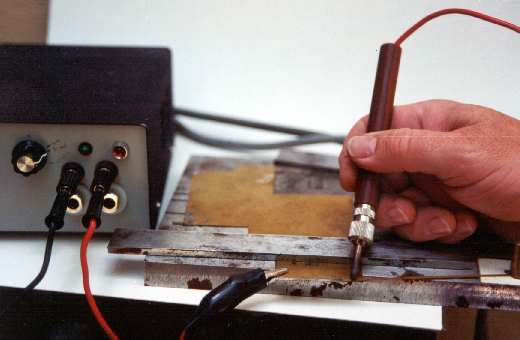 Resistance store soldering machine